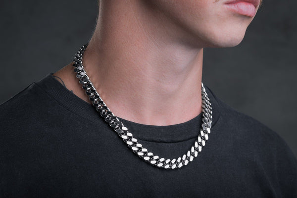 Essential Cuban Chain Necklace | Men Silver| Nominal