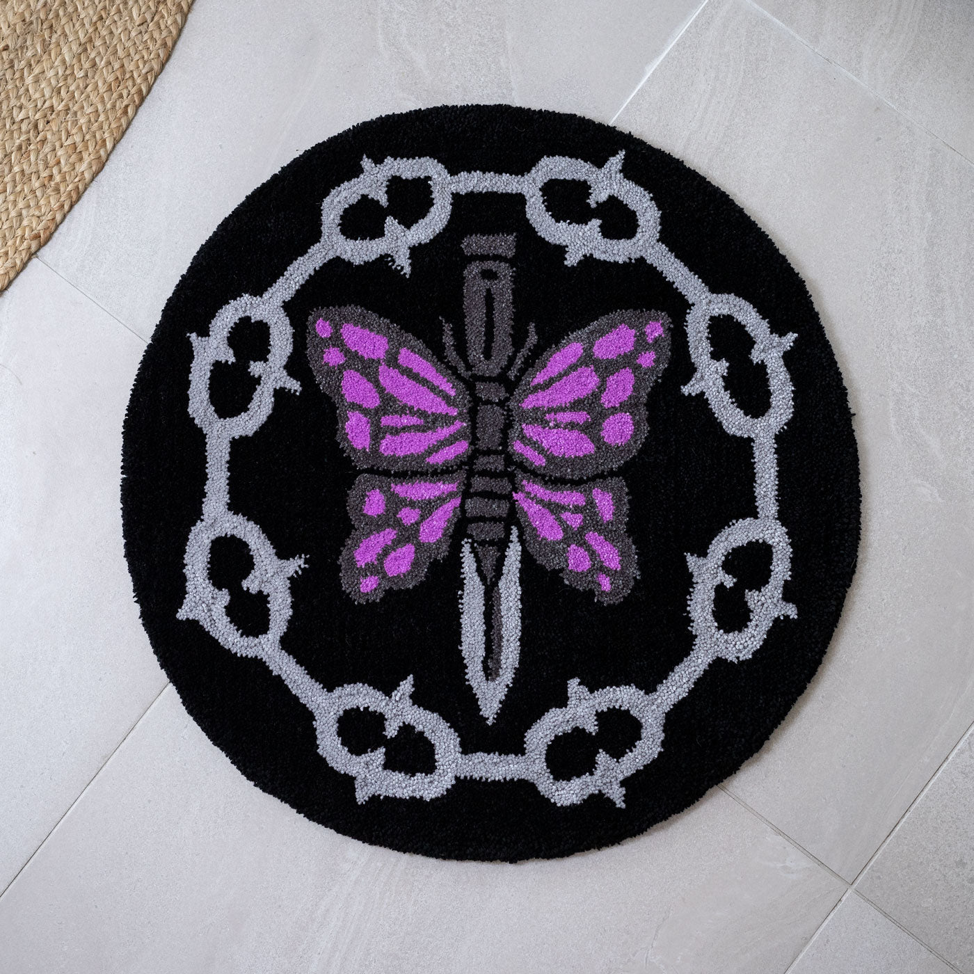 butterfly rug for home styling by statement collective