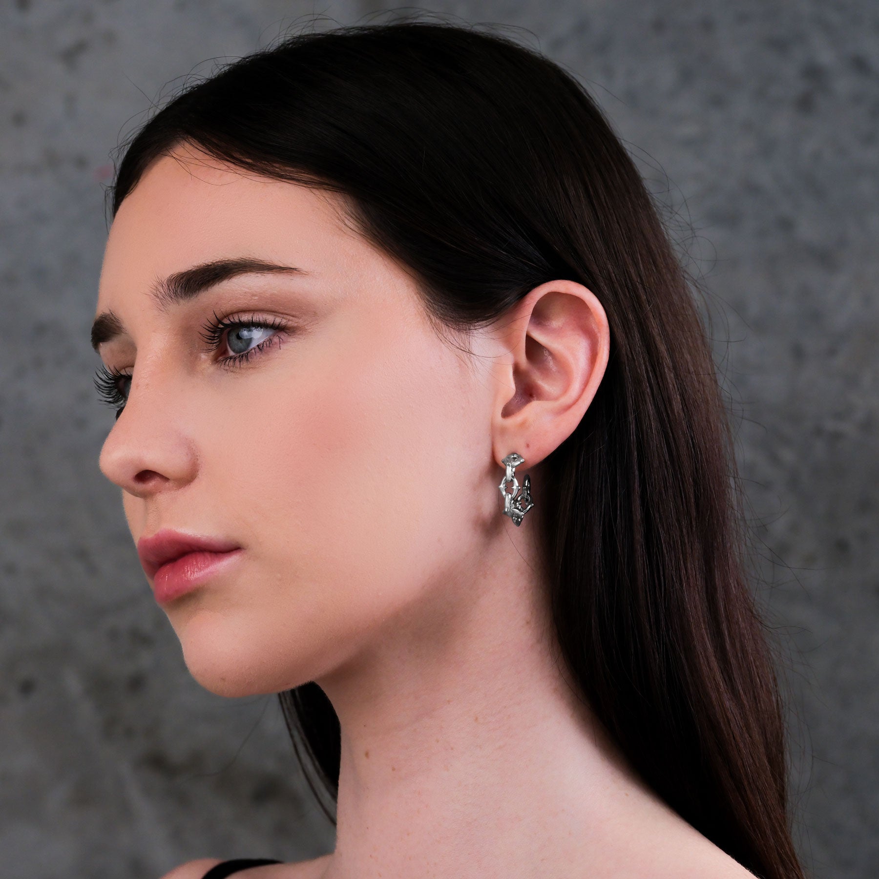 Women's spiked gothic earrings