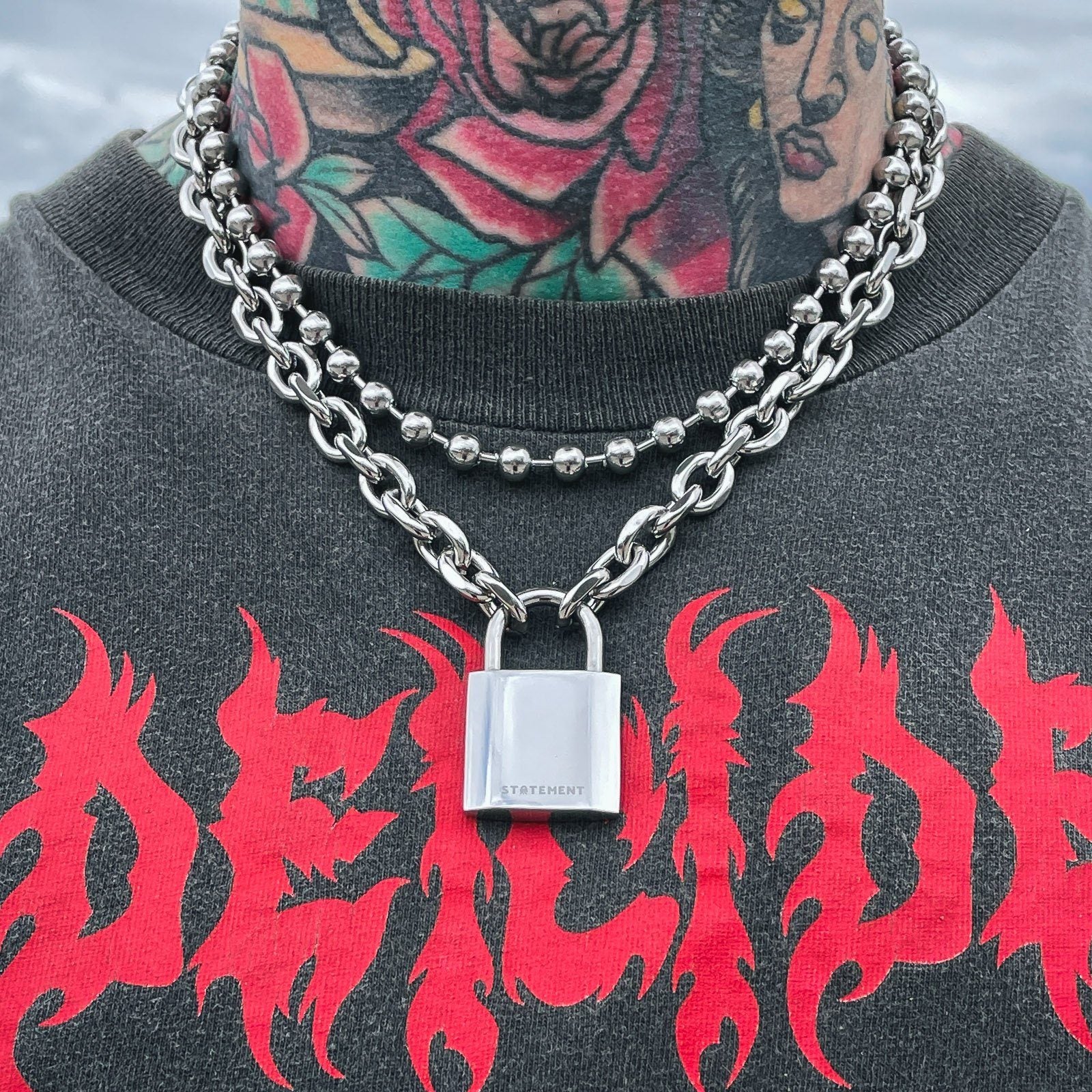 7mm Ball Chain Necklace PHYSICAL STATEMENT