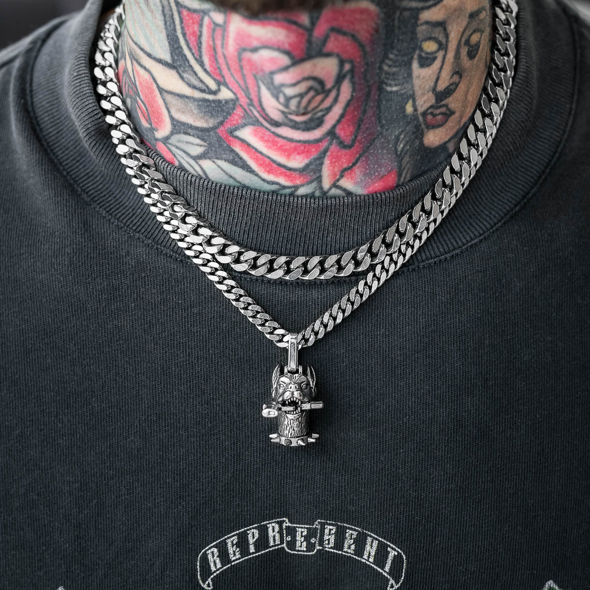 "The Guard Dog" Pendant Necklace Charms & Pendants STATEMENT