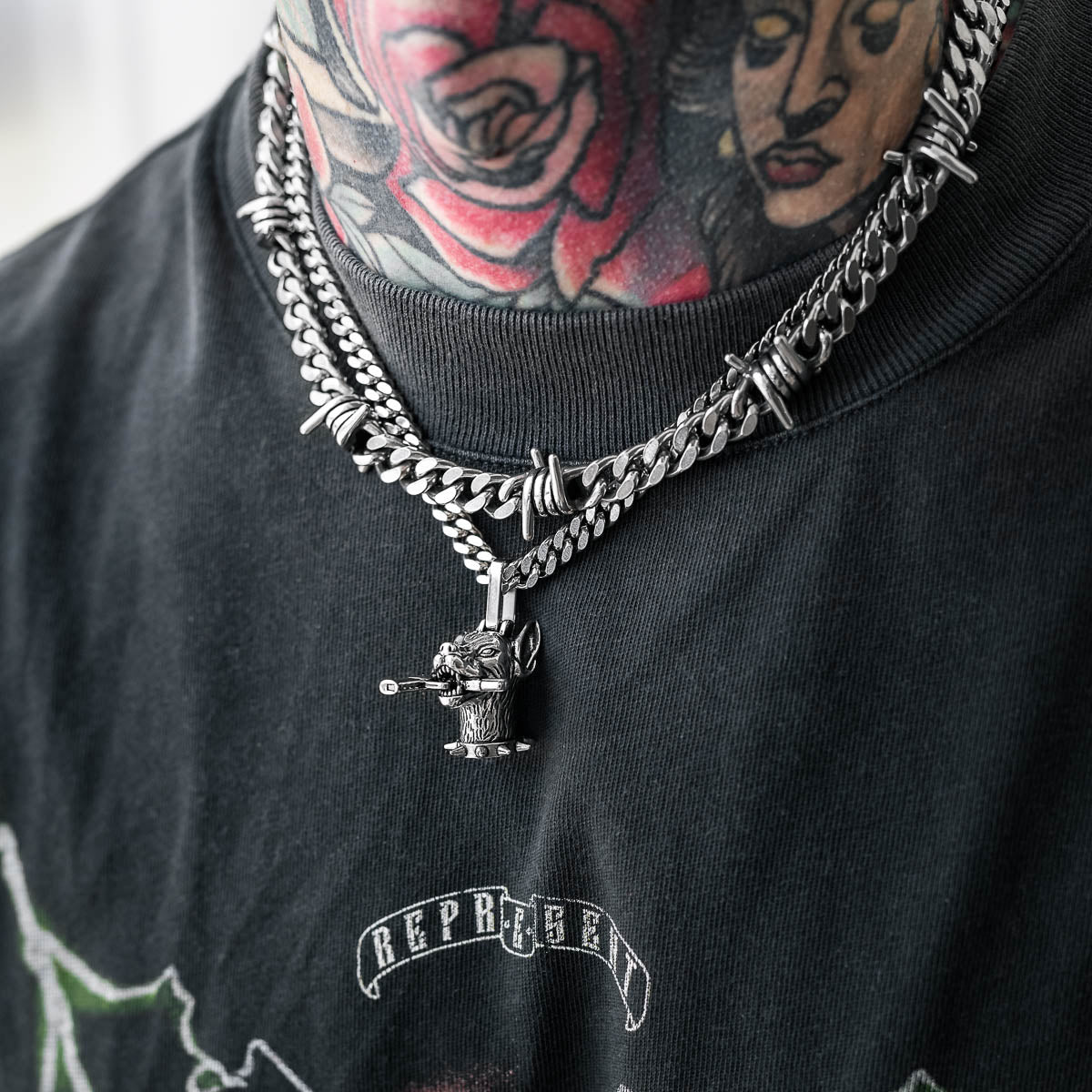 "The Guard Dog" Pendant Necklace Charms & Pendants STATEMENT