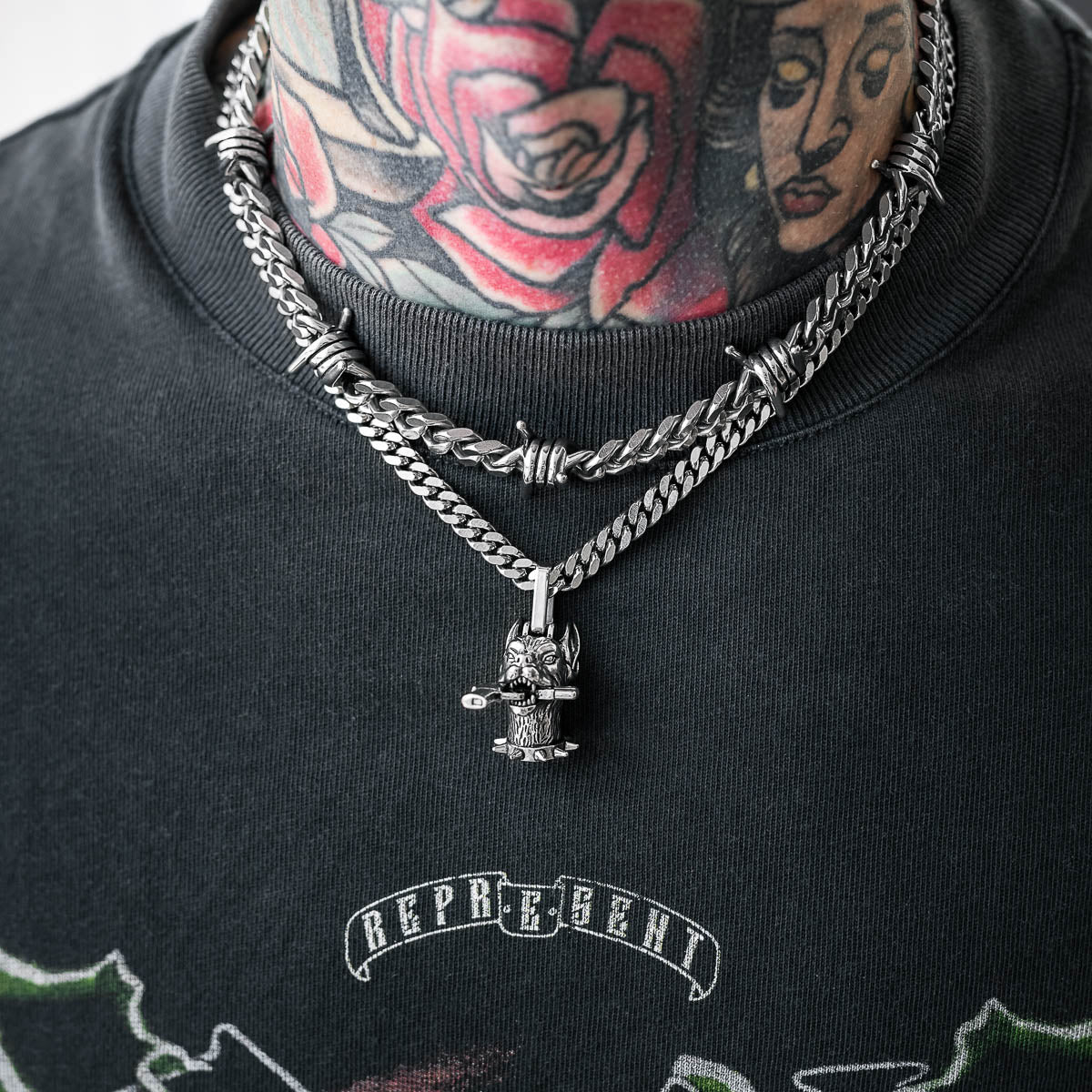 "The Guard Dog" Pendant Necklace Charms & Pendants STATEMENT