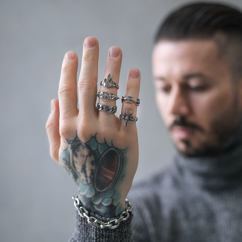 How to Fit a Ring over a Big Knuckle For Men
