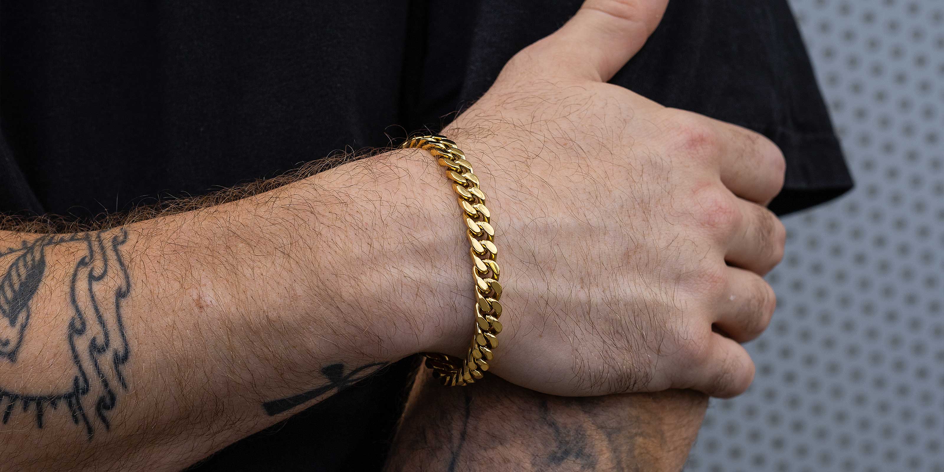 Gold Cuban Link Bracelets By Statement Collective