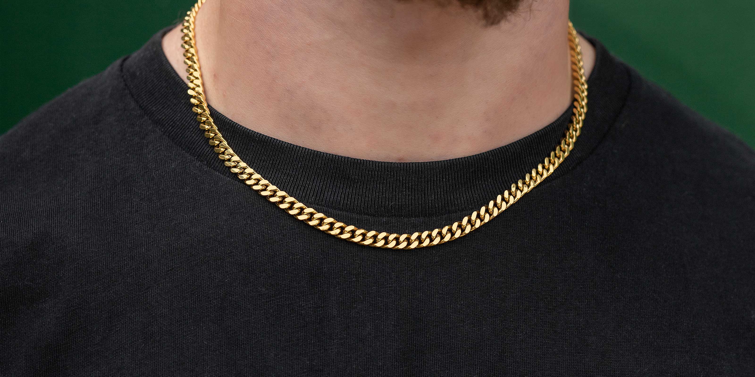 Gold Cuban Link Chains collection by Statement Collective