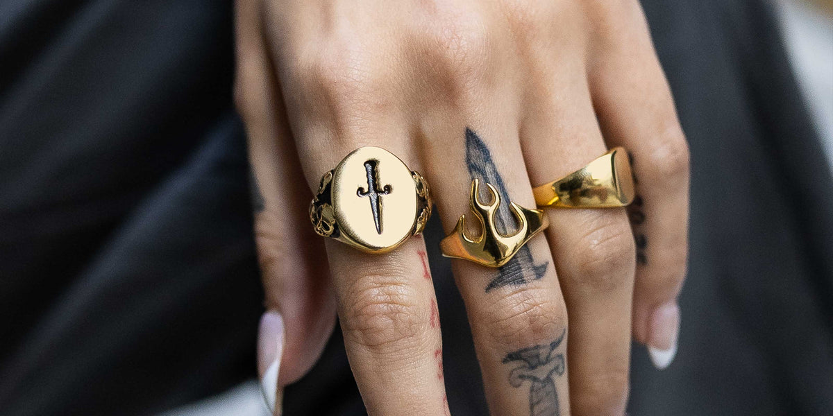 Gold Rings Collection 
