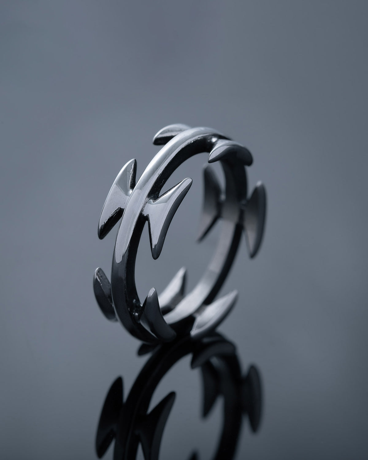 Razor Wire Mens Ring by Statement Collective