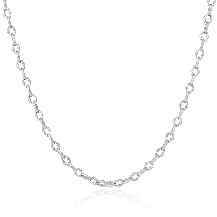 Medieval Era Spiked Chain Link Necklace By Statement Collective