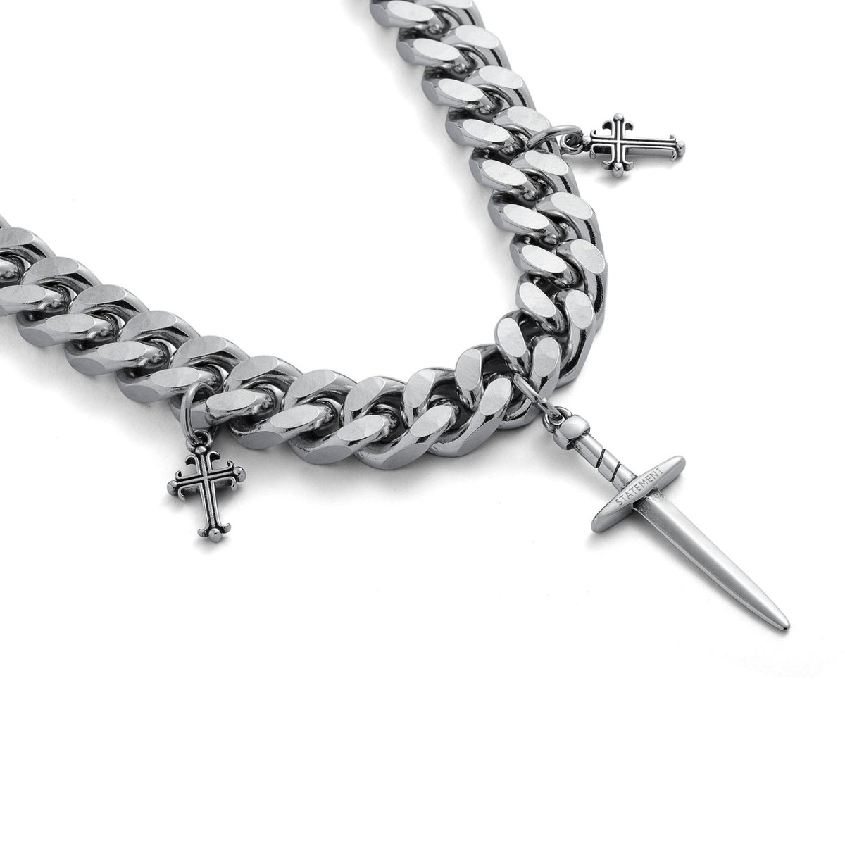 Crusader Cuban Link Necklace Accessories STATEMENT 