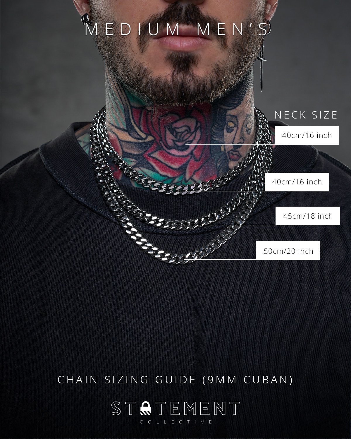 Cuban Link Chain (9mm) PHYSICAL STATEMENT 