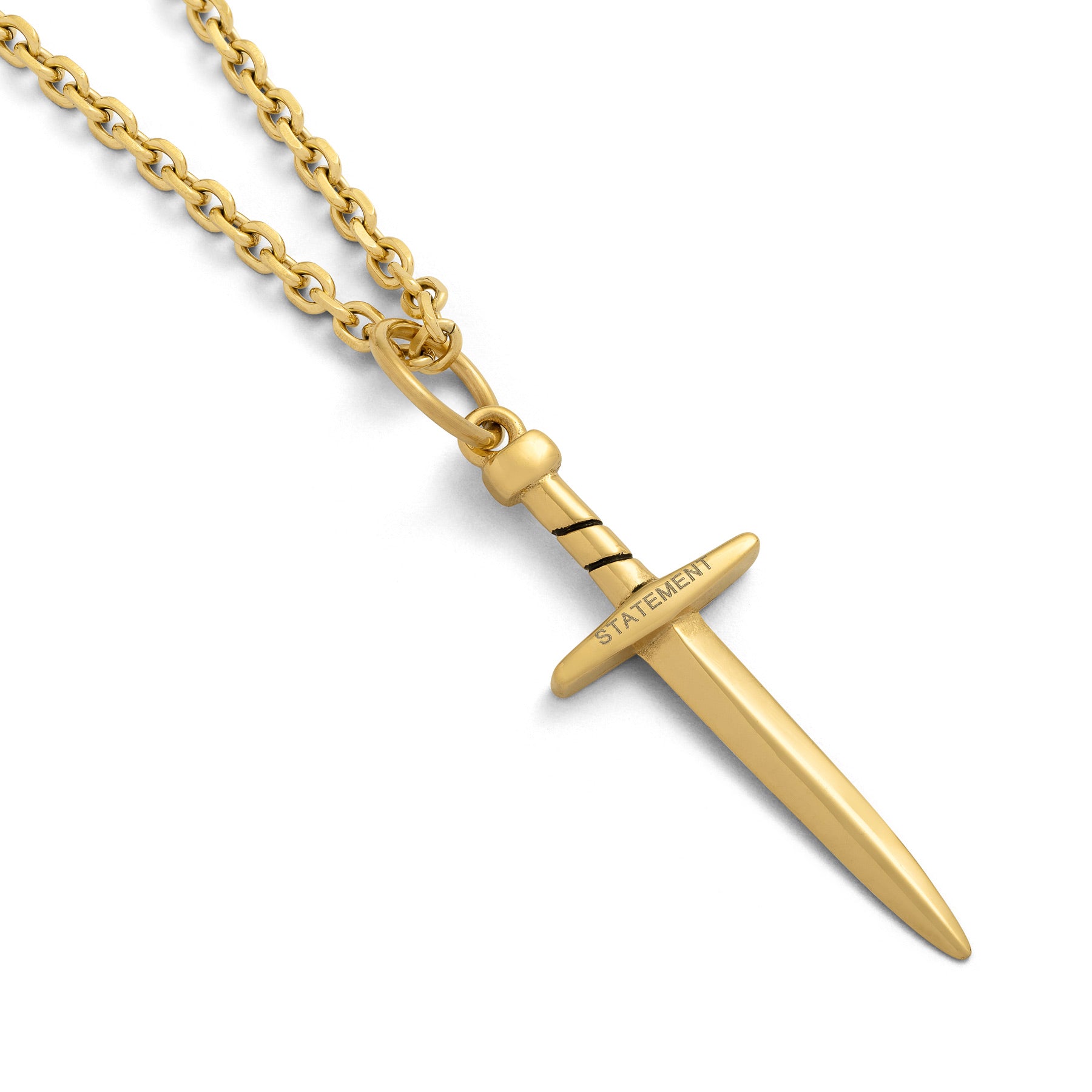 dagger necklace pendant by statement collective