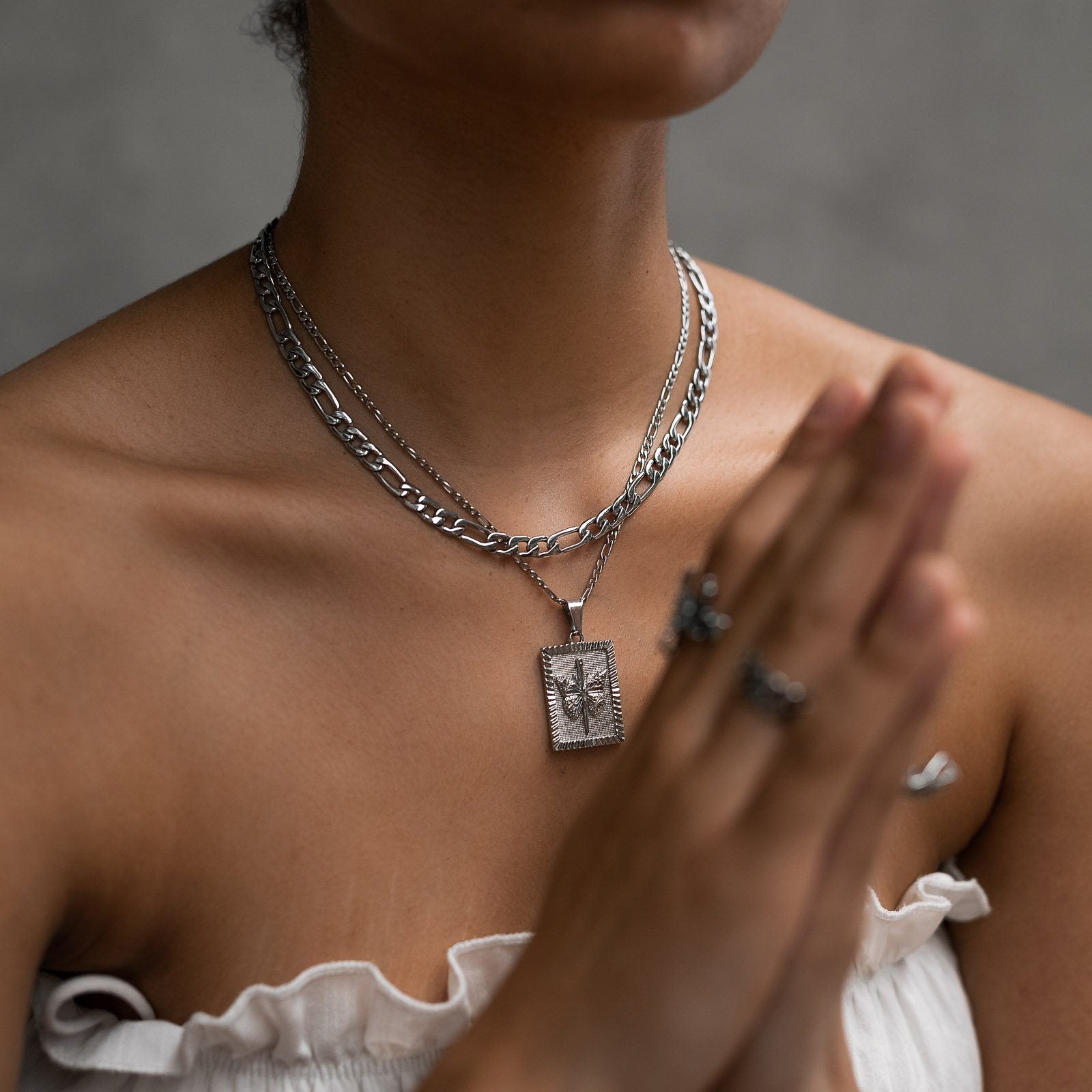 Figaro Chain Necklace (6mm) Accessories STATEMENT 