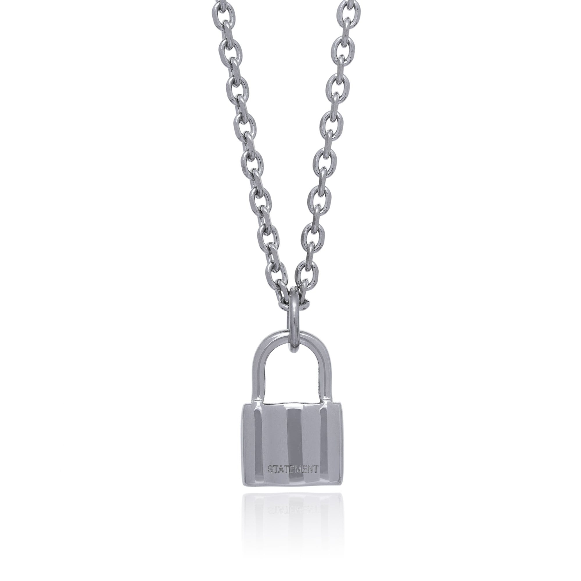 Mini Padlock Necklace Pendant by Statement Collective_02