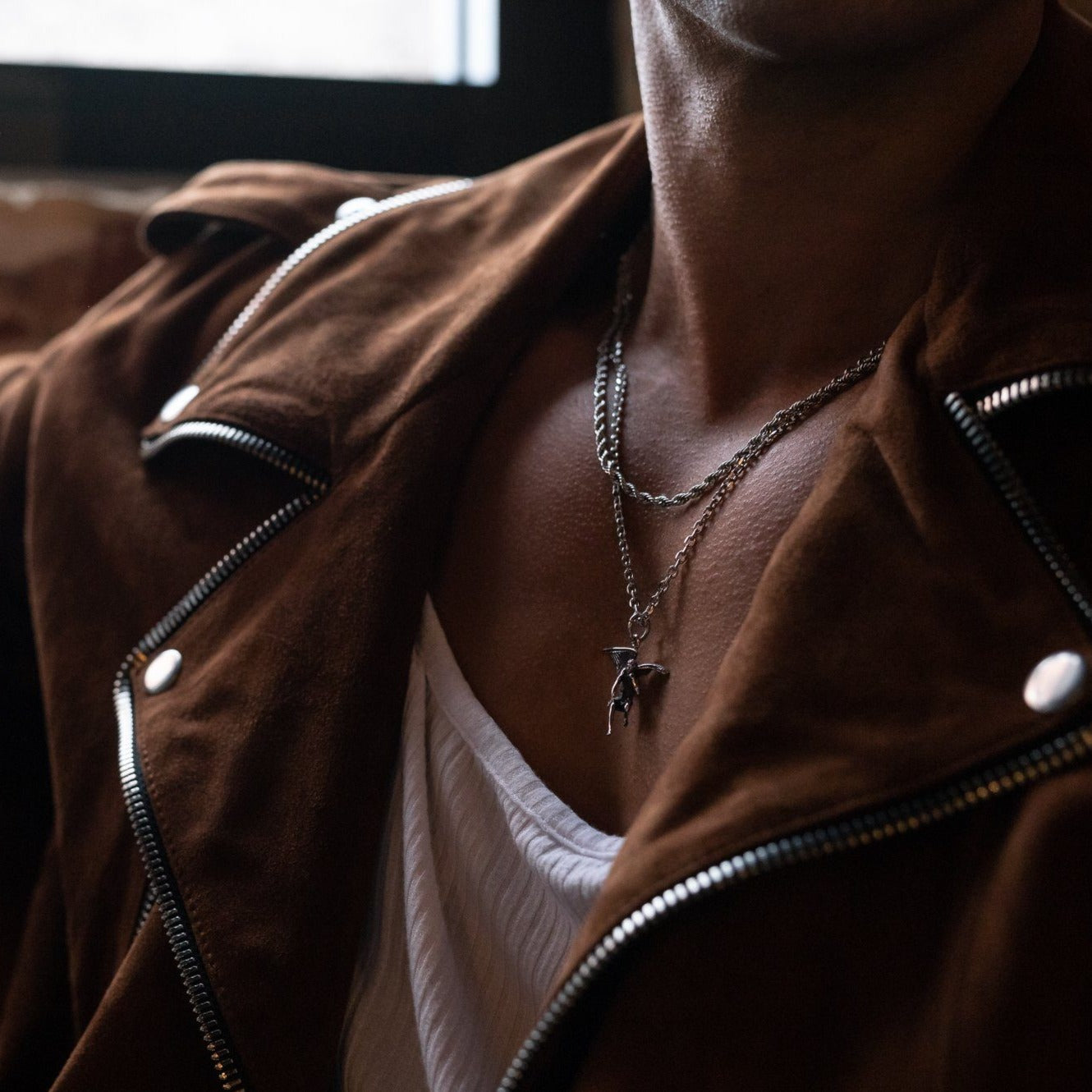 Mens clearance necklace outfit