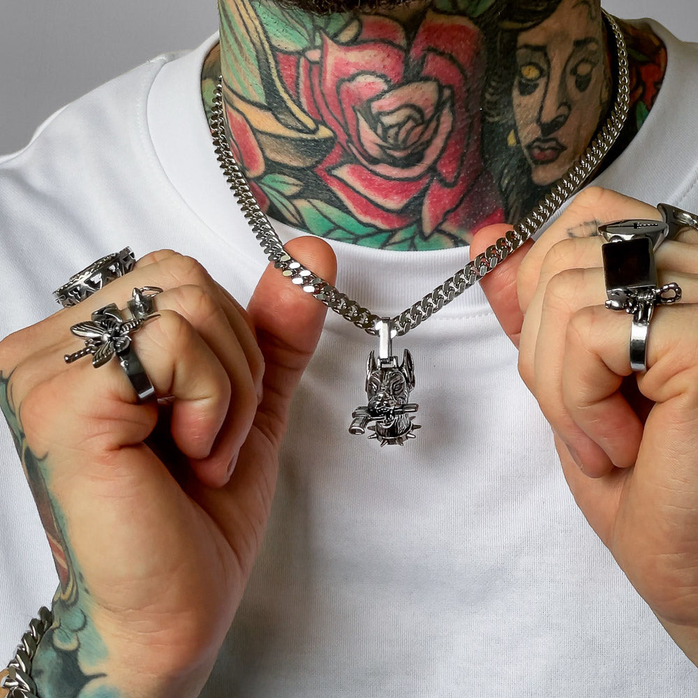 "The Guard Dog" Pendant Necklace Charms & Pendants STATEMENT 