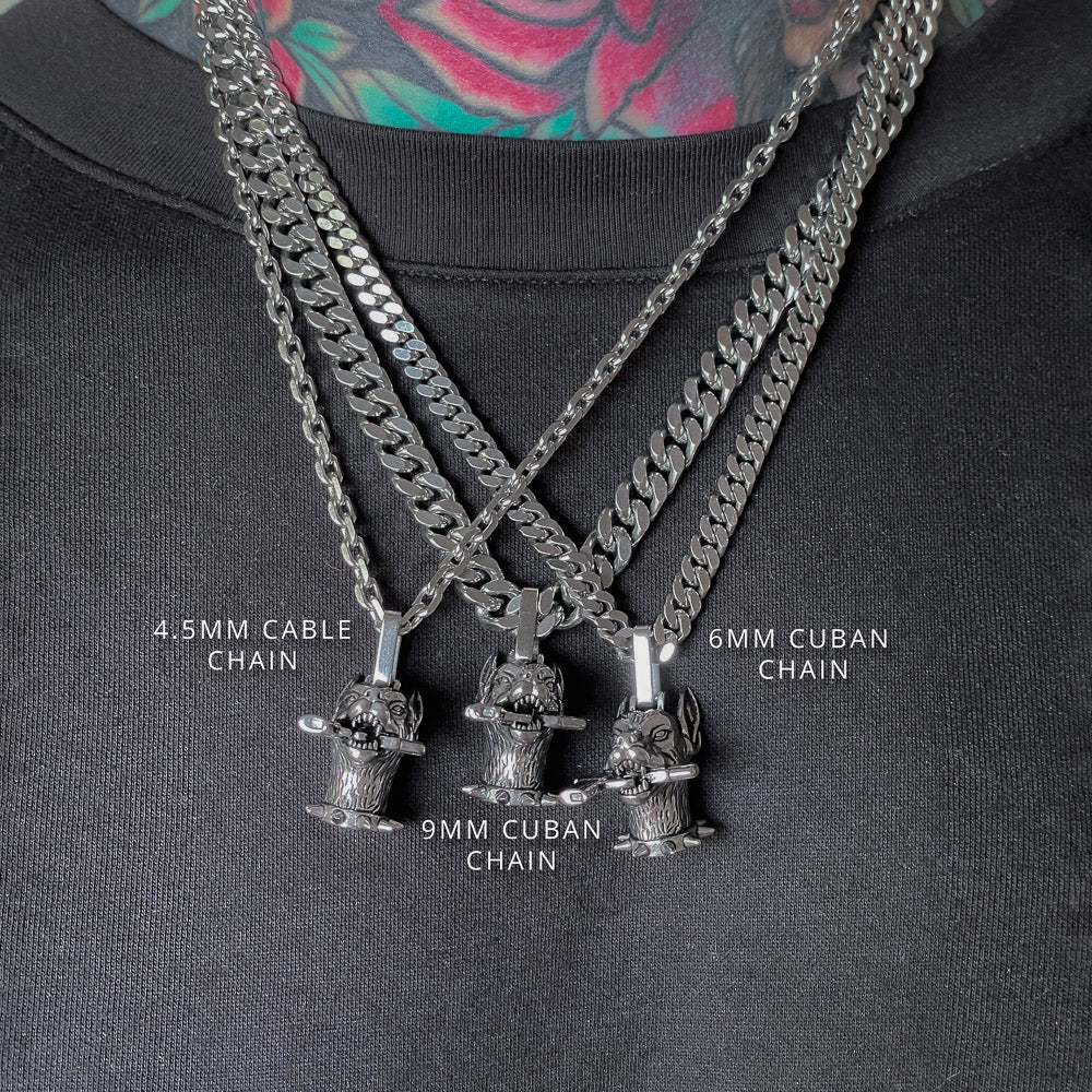 "The Guard Dog" Pendant Necklace Charms & Pendants STATEMENT 